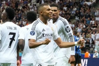 Mbappé esordisce con un gol e il Real Madrid batte l'Atalanta in Supercoppa UEFA