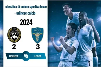 classifica di unione sportiva lecce - udinese calcio