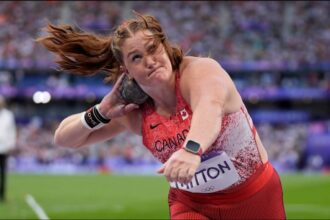 La canadese Sarah Mitton conquista l'oro nel getto del peso alla Diamond League di Bruxelles