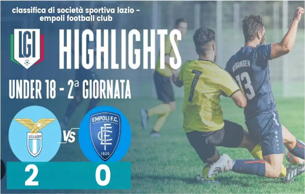 classifica di società sportiva lazio - empoli football club